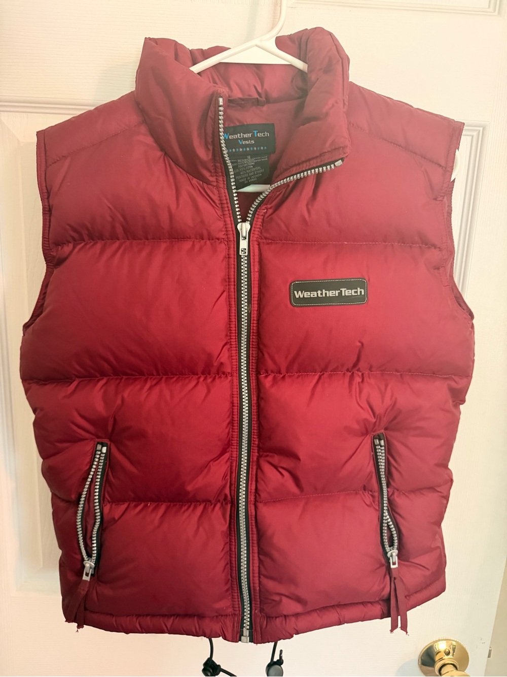 WeatherTech Women's Burgundy Quilted Puffer Vest